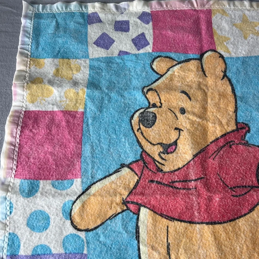 Vintage Winnie the Pooh Baby Blanket 43